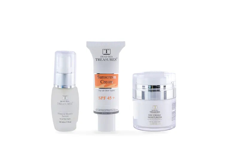 Mineral Beauty Serum + Day Cream + Sunscreen SPF45+