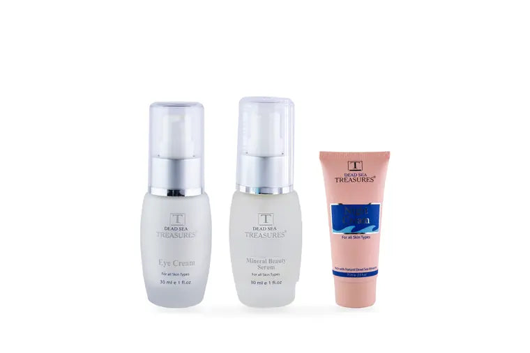 Eye Cream + Mineral Beauty Serum + Night Cream