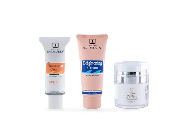 Brightening Cream + Day Cream + Sunscreen SPF45+